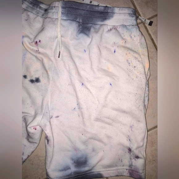 New galaxy swirl tye die one of one NIRVANA designer StreetWear shorts - Picture 7 of 16